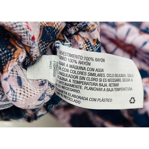 Knox Rose Dress XL Maxi Floral Cottagecore Boho Tiered Flowy Lagenlook Thin Knit - Picture 6 of 9